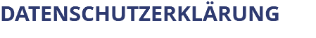 Datenschutzerklärung